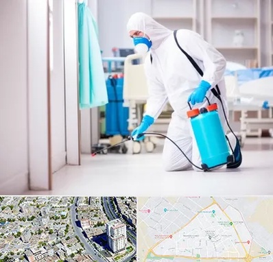 سمپاشی بیمارستان در قاسم آباد مشهد 