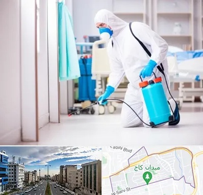 سمپاشی بیمارستان در سعادت آباد 