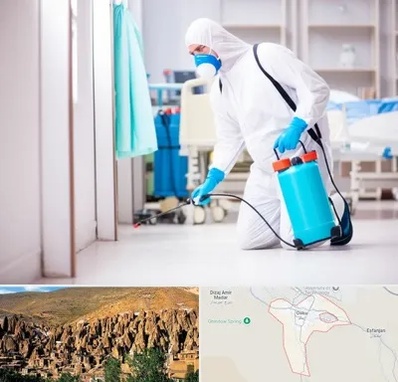 سمپاشی بیمارستان در اسکو