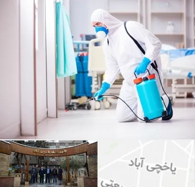 سمپاشی بیمارستان در یاخچی آباد
