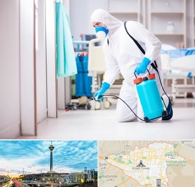 سمپاشی بیمارستان در تهران