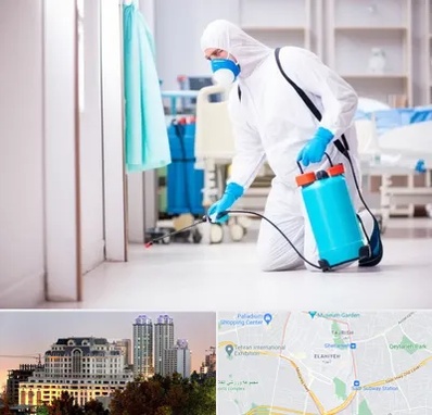 سمپاشی بیمارستان در فرشته 