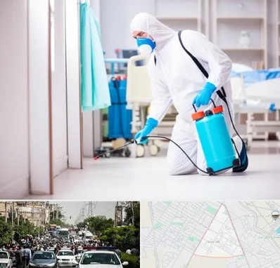 سمپاشی بیمارستان در سیدی مشهد 