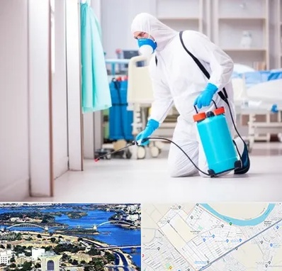 سمپاشی بیمارستان در کوروش اهواز 