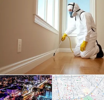 سمپاشی منازل در منظریه رشت 