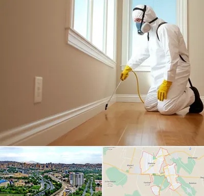 سمپاشی منازل در شهریار