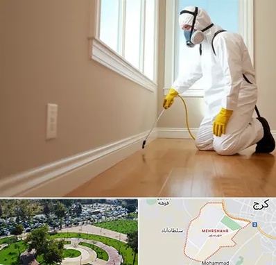 سمپاشی منازل در مهرشهر کرج 