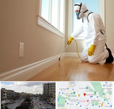 سمپاشی منازل در بلوار فردوسی مشهد 