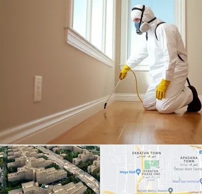 سمپاشی منازل در اکباتان 