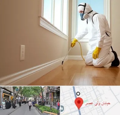 سمپاشی منازل در ولیعصر شهریار