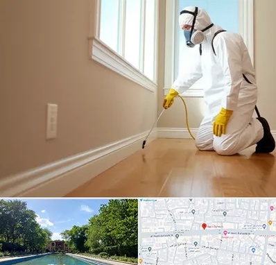 سمپاشی منازل در هشت بهشت اصفهان 