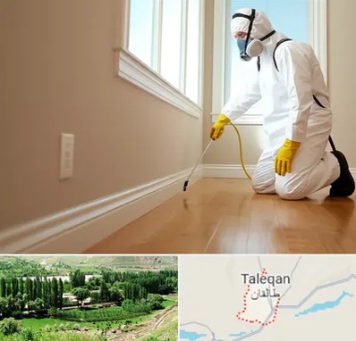 سمپاشی منازل در طالقان