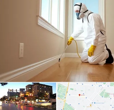 سمپاشی منازل در بلوار سجاد مشهد 