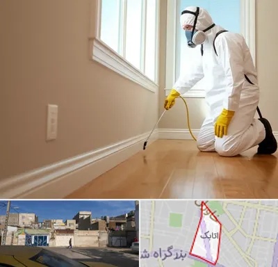 سمپاشی منازل در اتابک