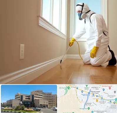 سمپاشی منازل در صیاد شیرازی مشهد 