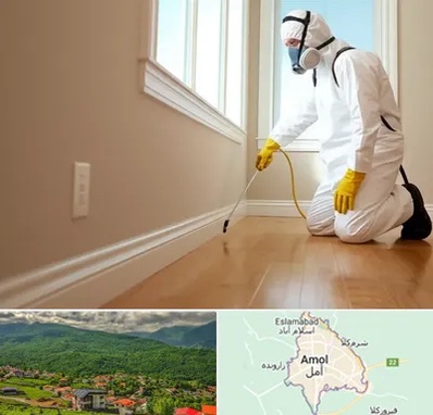 سمپاشی منازل در آمل