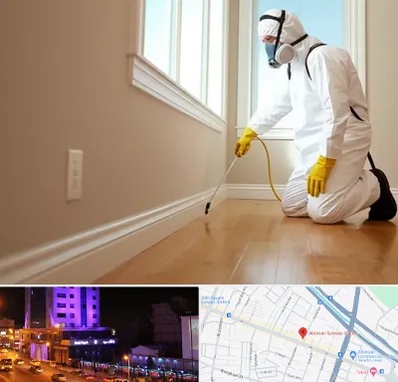 سمپاشی منازل در آبرسان تبریز 