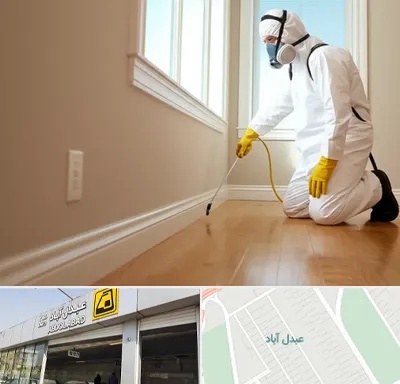 سمپاشی منازل در عبدل آباد