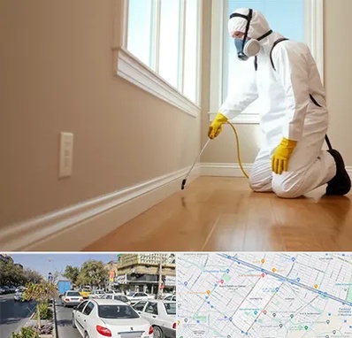 سمپاشی منازل در مفتح مشهد 