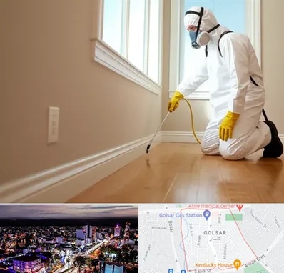 سمپاشی منازل در گلسار رشت 