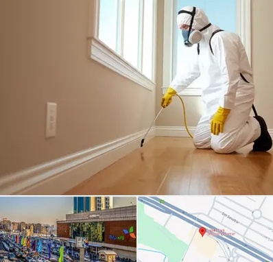 سمپاشی منازل در لاله پارک تبریز 