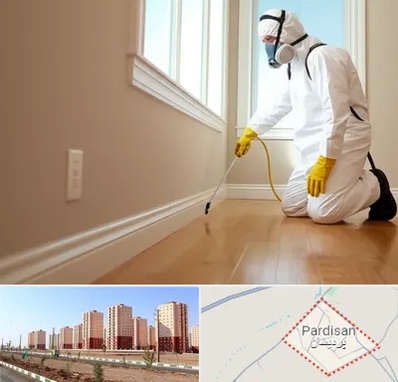 سمپاشی منازل در پردیسان قم 