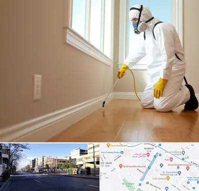 سمپاشی منازل در خیابان ملاصدرا شیراز 