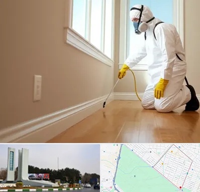 سمپاشی منازل در بلوار فلسیطین مشهد 