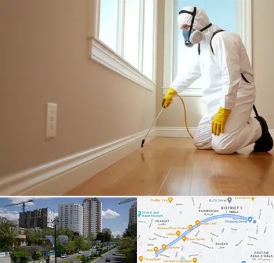 سمپاشی منازل در اندرزگو 