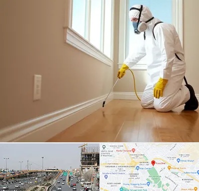 سمپاشی منازل در بلوار توس مشهد 