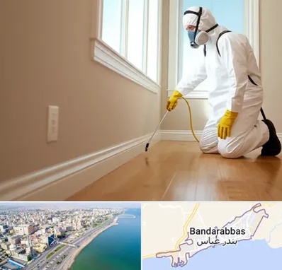 سمپاشی منازل در بندرعباس