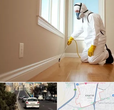 سمپاشی منازل در خطیب تبریز 