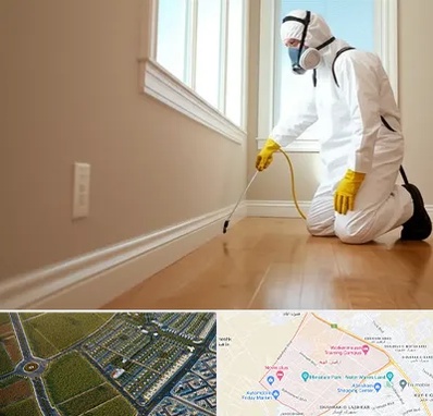 سمپاشی منازل در الهیه مشهد 