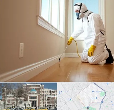 سمپاشی منازل در طلاب مشهد 