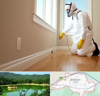 سمپاشی منازل در بهشهر