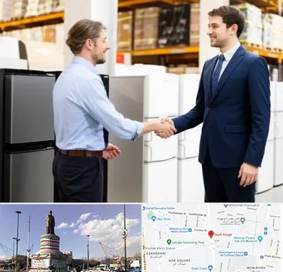 خریدار یخچال دست دوم در کارگر جنوبی 