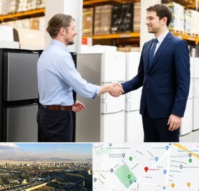 خریدار یخچال دست دوم در هنگام
