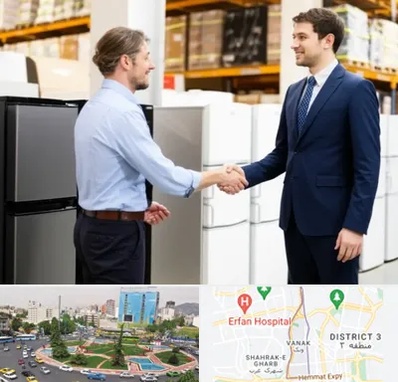 خریدار یخچال دست دوم در ونک 