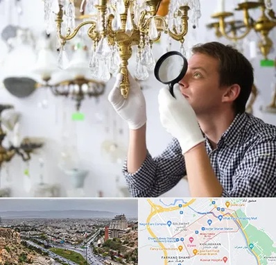 خریدار لوستر دست دوم در معالی آباد شیراز 