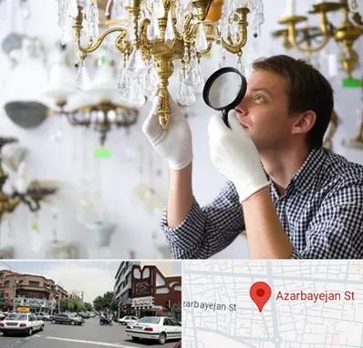 خریدار لوستر دست دوم در خیابان آذربایجان 