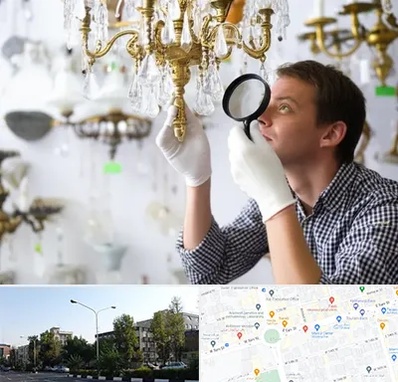 خریدار لوستر دست دوم در میدان کاج