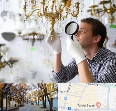 خریدار لوستر دست دوم در تربیت تبریز 