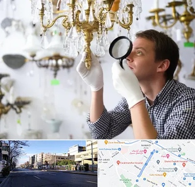 خریدار لوستر دست دوم در خیابان ملاصدرا شیراز