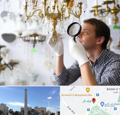 خریدار لوستر دست دوم در فلکه گاز شیراز 