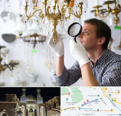 خریدار لوستر دست دوم در زرگری شیراز 