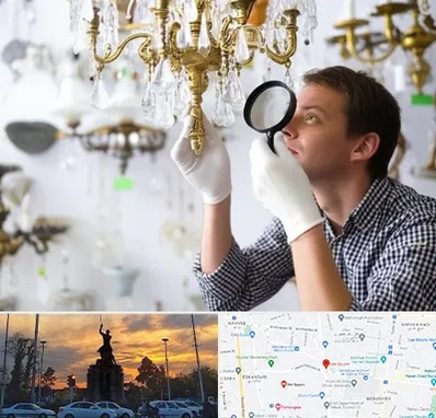 خریدار لوستر دست دوم در میدان حر