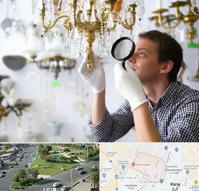 خریدار لوستر دست دوم در شاهین ویلا کرج 