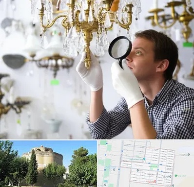 خریدار لوستر دست دوم در مرداویج اصفهان