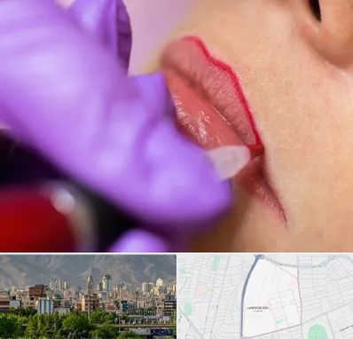 تاتو لب در جمشیدیه