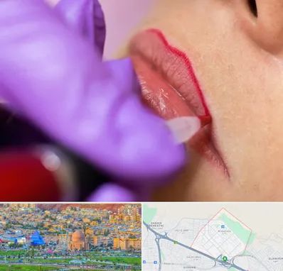 تاتو لب در رشدیه تبریز